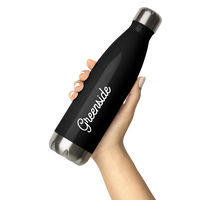 Cursive Stainless Steel Water Bottle