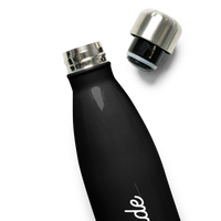 Cursive Stainless Steel Water Bottle