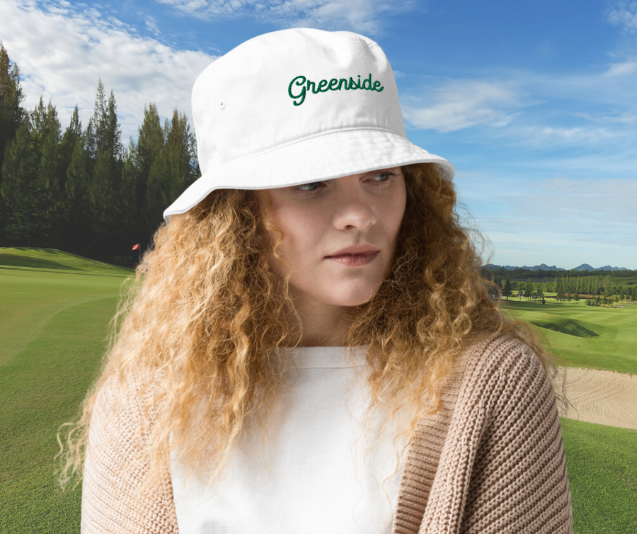 Greenside Cursive Bucket Hat