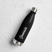 Cursive Stainless Steel Water Bottle